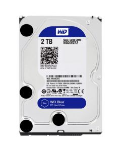 Western Digital Blue WD20EZRZ 2 TB 3.5" Internal Hard Disk Drive (HDD) SATA III 6.0Gb/s 5400 RPM 64 MB (20PK)
