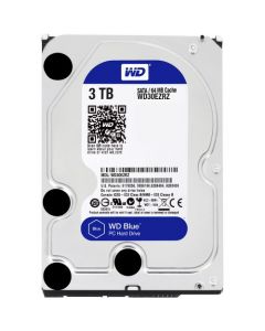 Western Digital Blue WD30EZRZ 3 TB 3.5" Internal Hard Disk Drive (HDD) SATA III 6.0Gb/s 5400 RPM 64 MB (20PK)