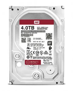 Western Digital Red Pro WD4003FFBX 4 TB 3.5" Internal Hard Disk Drive (HDD) SATA III 6.0Gb/s 7200 RPM 256 MB (20PK)