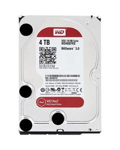 Western Digital Red WD40EFRX 4 TB 3.5" Internal Hard Disk Drive (HDD) SATA III 6.0Gb/s 5400 RPM 64 MB (20PK)