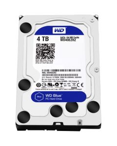 Western Digital Blue WD40EZRZ 4 TB 3.5" Internal Hard Disk Drive (HDD) SATA III 6.0Gb/s 5400 RPM 64 MB