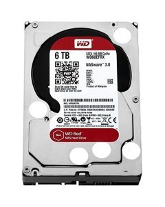 Western Digital Red WD60EFRX 6 TB 3.5" Internal Hard Disk Drive (HDD) SATA III 6.0Gb/s 5400 RPM 64 MB