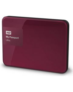 Western Digital My Passport Ultra 4TB USB 3.0 Portable External Hard Drive WDBBKD0040BBY-NESN Wild Berry)