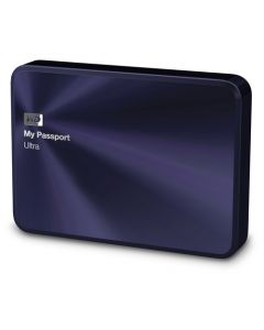 Western Digital My Passport Ultra Metal Edition 4TB USB 3.0 Portable External Hard Drive WDBEZW0040BBA-NESN (Blue-Black)