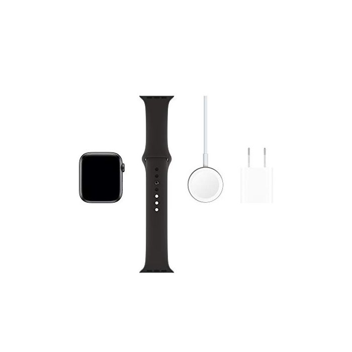 Apple Watch Series 5 GPS 44mm Space Gray Aluminum with Black Sport