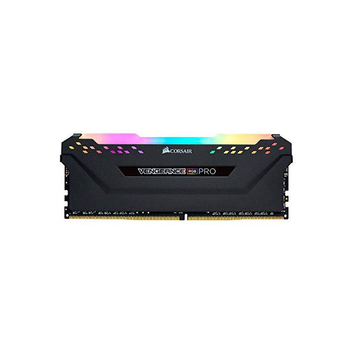 Memory 16GB LED (2x8GB) PRO 3200MHz C16 Desktop Vengeance Fast CMW16GX4M2C3200C16 RGB Corsair - | Server Black Corp. DDR4