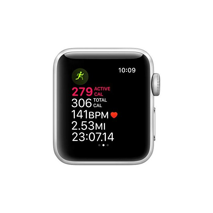 Apple Watch Series 3 (GPS + Cellular 38mm) - Silver Aluminum Case