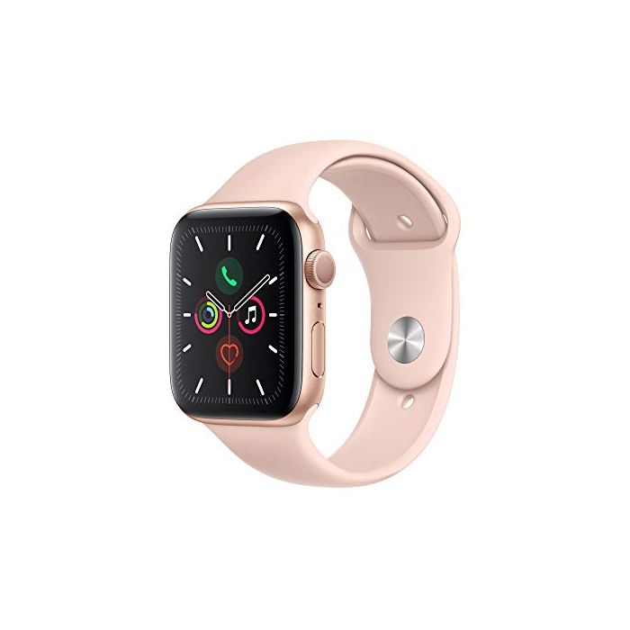 Apple Watch Series 5 (GPS 44mm) - Gold Aluminum Case with Pink
