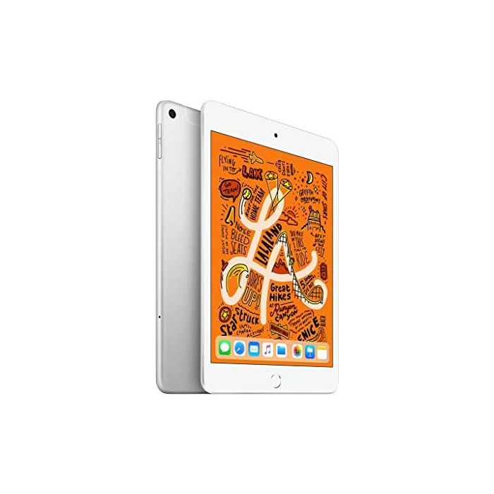 Apple iPad Mini (Wi-Fi + Cellular 64GB) - Silver (Latest Model