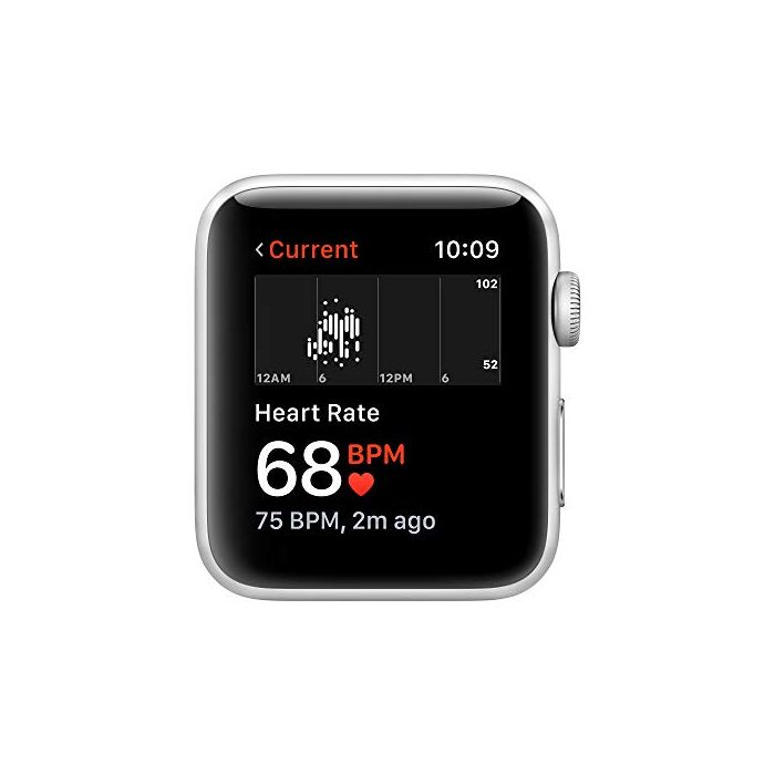 Apple Watch Series 3 (GPS 42mm) - Silver Aluminum Case with White