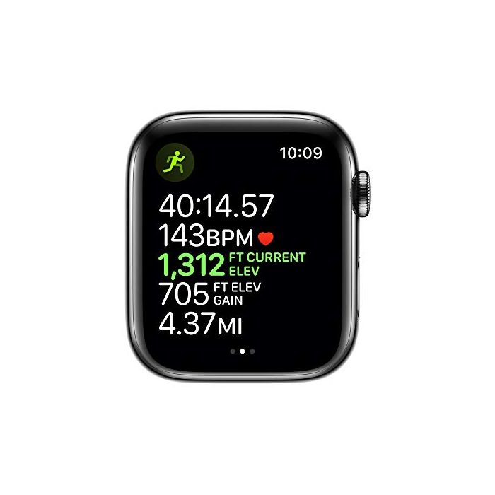 cilia Gum Bange for at dø Apple Watch Series 5 (GPS + Cellular 44mm) - Space Black Stainless Steel  Case with Black Sport Band MWW72LL/A | Fast Server Corp. www.srvfast.com