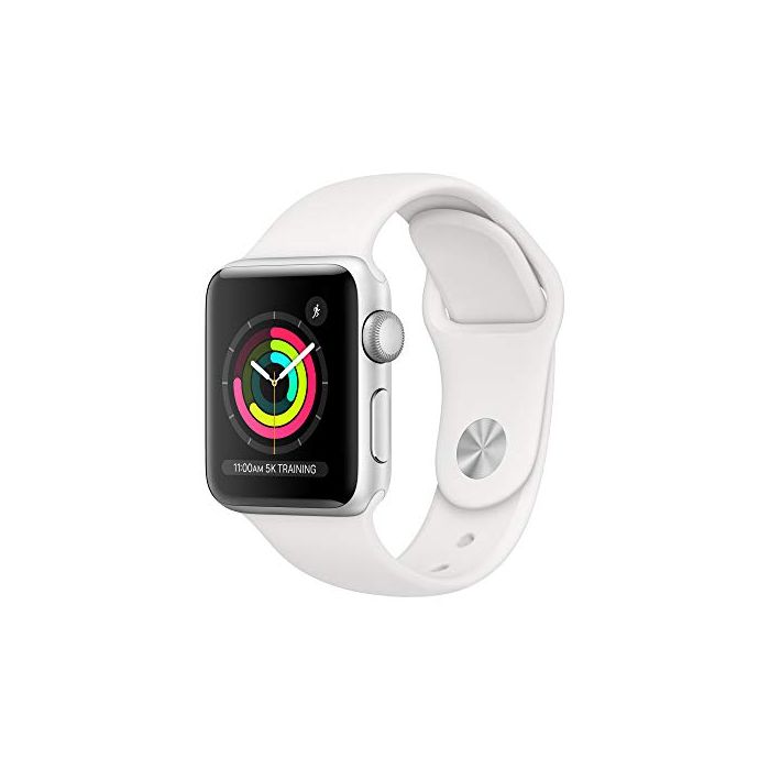 Apple Watch Series 3 (GPS 38mm) - Silver Aluminum Case with White