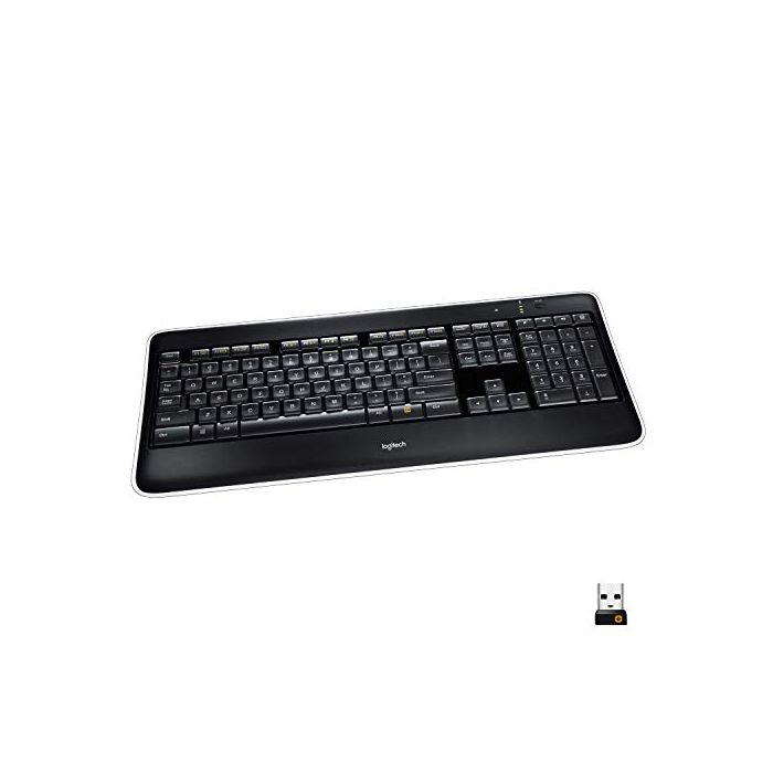 K800 Wireless Illuminated Keyboard — Backlit Keyboard Fast-Charging Dropout-Free 2.4GHz Connection 920-002359 | Fast Server Corp. www.srvfast.com