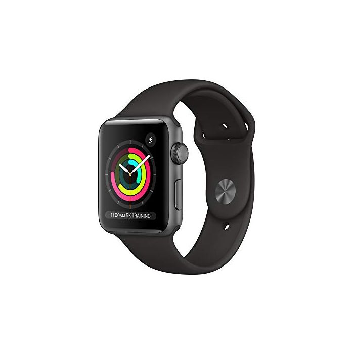 Apple Watch Series 3 (GPS 42mm) - Space Gray Aluminum Case with Black sport  Band MTF32LL/A