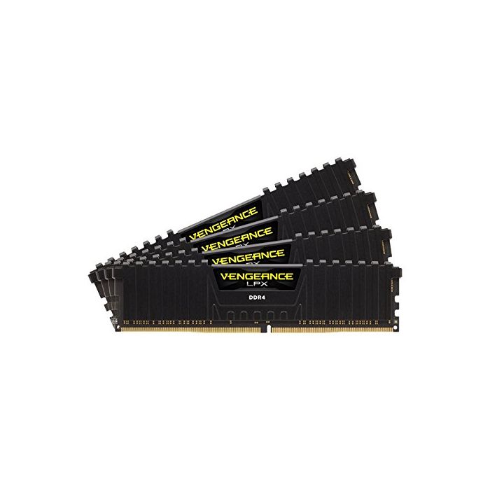 Corsair Vengeance LPX 64GB DDR4 DRAM 3200MHz C16 Memory Kit Black  CMK64GX4M4B3200C16 Fast Server Corp.