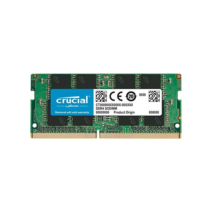 Crucial 16GB Single DDR4 3200 MT/S (PC4-25600) CL22 DR X8 Unbuffered SODIMM  260-Pin Memory - CT16G4SFD832A CT16G4SFD832A