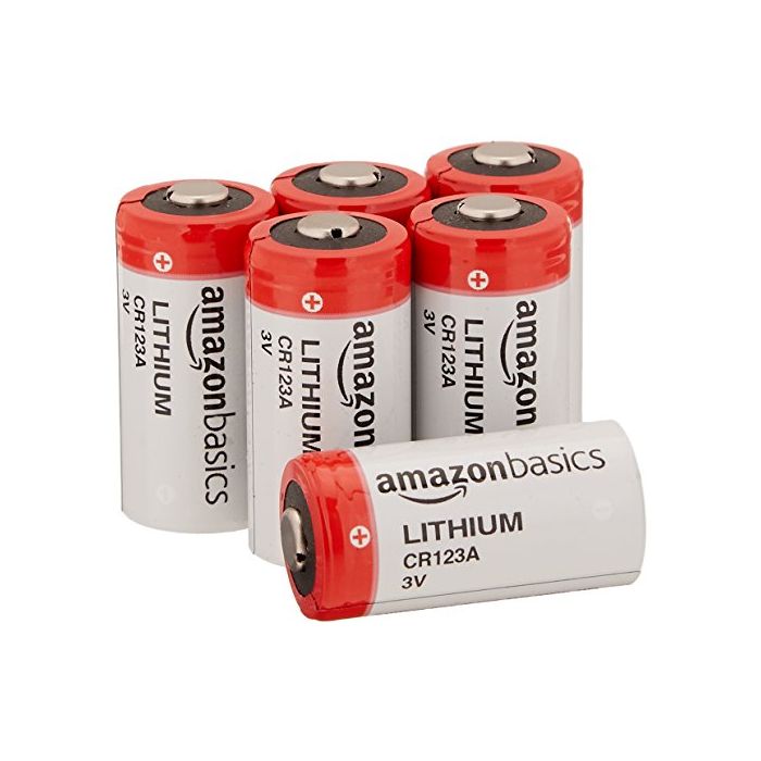 3V CR123A Lithium Batteries - 6-Pack