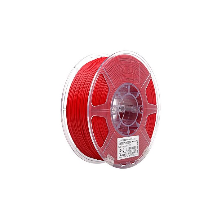 eSUN 1.75mm Fire Engine Red PLA PRO (PLA+) 3D Printer Filament 1KG Spool  (2.2lbs), Fire Engine Red 