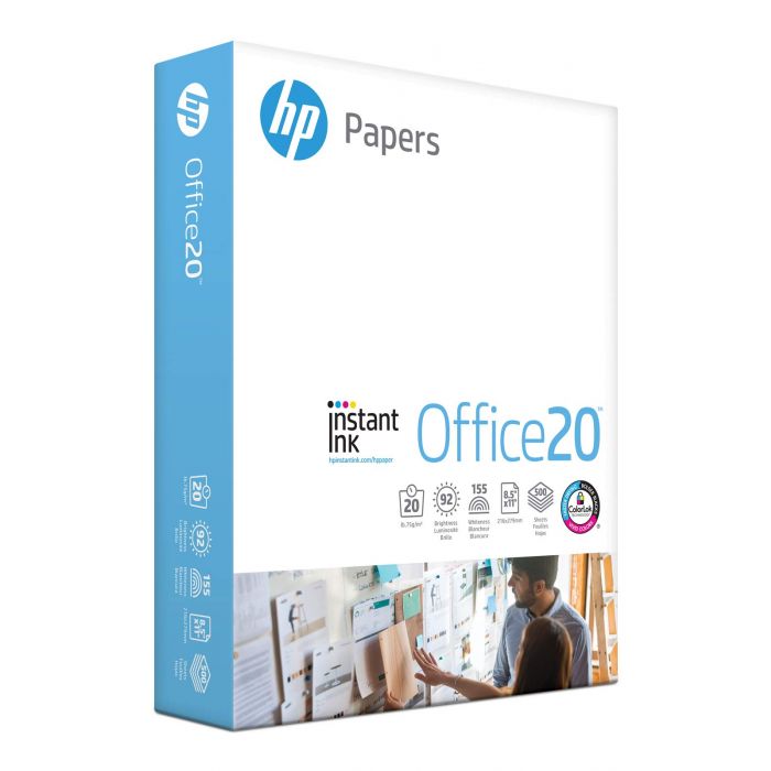  HP Papers, 8.5 x 11 Paper, Copy 20 lb, 1 Ream - 500