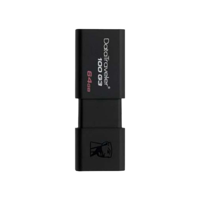 Kingston 64GB DataTraveler USB 3.0 Flash Drive 64 GB USB 3.0 Black CO-LOGO USB 3.0 MIN QTY 100 DT100G3/64GBCL | Fast Server www.srvfast.com