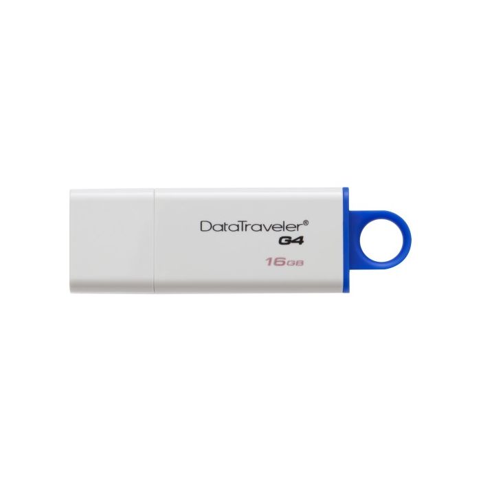 Kingston 16GB DataTraveler G4 USB 3.0 Flash Drive 16 GB USB 3.0 Blue 1/Pack USB 3 G4 MIN ORDER 100 UNIT INCRMT DTIG4/16GBBK | Server Corp. www.srvfast.com