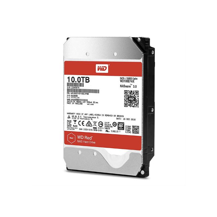 Western Digital Red WD100EFAX 10 TB 3.5" Internal Hard Disk Drive (HDD) III 6.0Gb/s 5400 RPM 256 | Fast Server Corp. www.srvfast.com