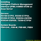 Installing Intelligent Platform Management Interface (IPMI) ASMB5-iKVM on Asus Server