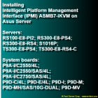 Installing Intelligent Platform Management Interface (IPMI) ASMB7-iKVM on Asus Server